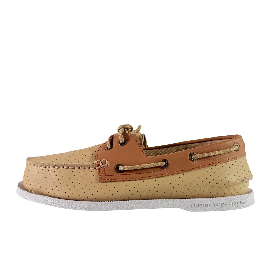 Sperry A/O Resort Perf Off White Men's Boat Shoes Size 10.5 M STS24814